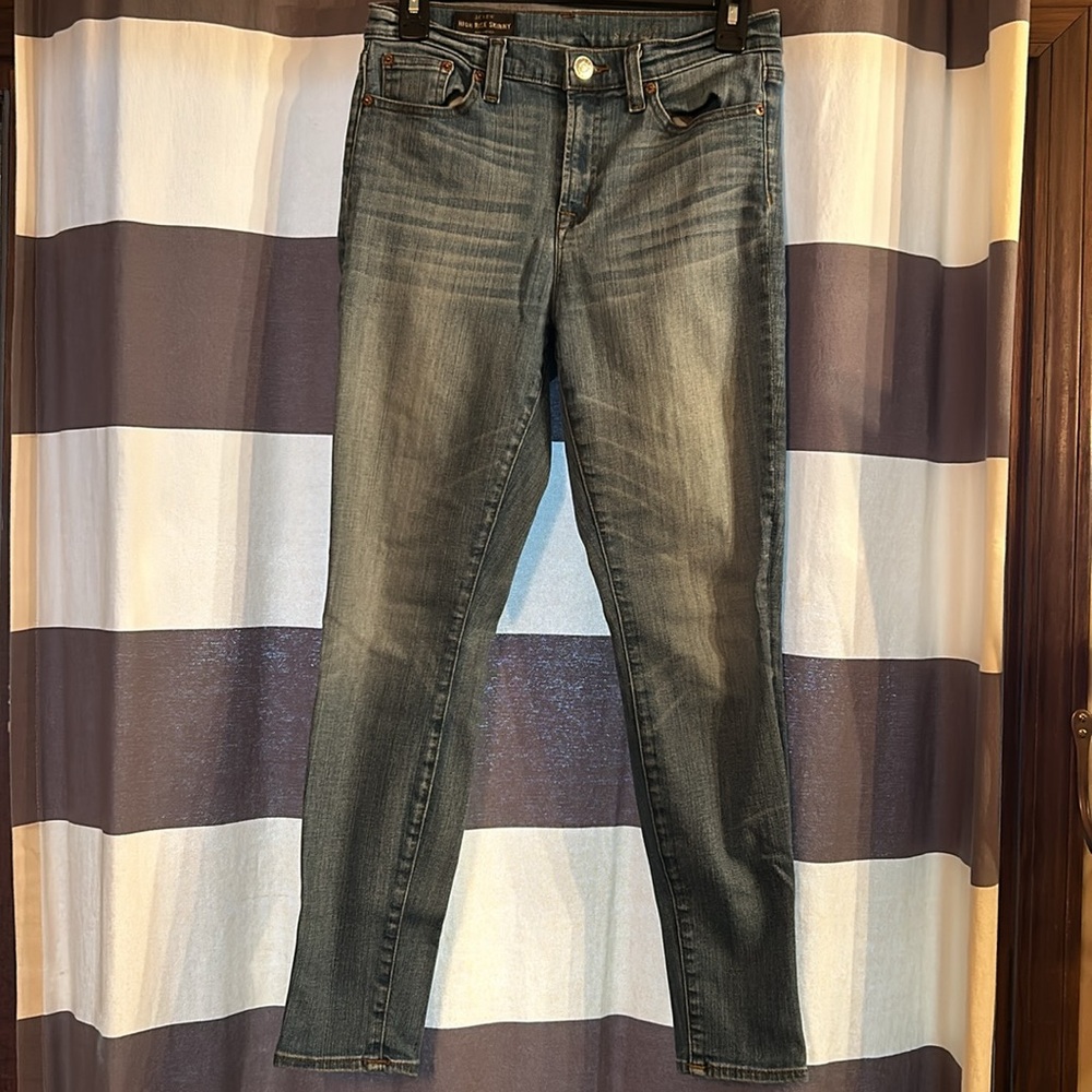 Women’s J. crew high rise skinny jeans